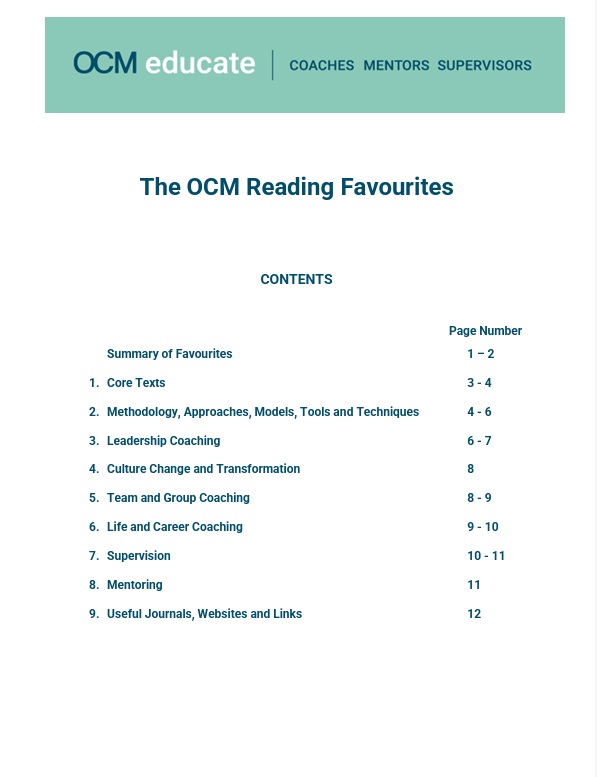 The OCM Reading List 